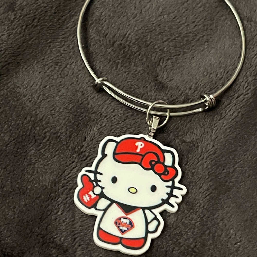 Hello Kitty Baseball Charm Bracelet